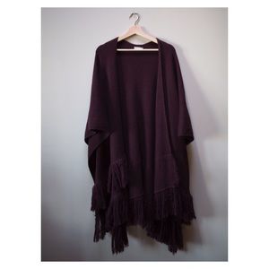 Solstice Ribbed Fringe Kimono